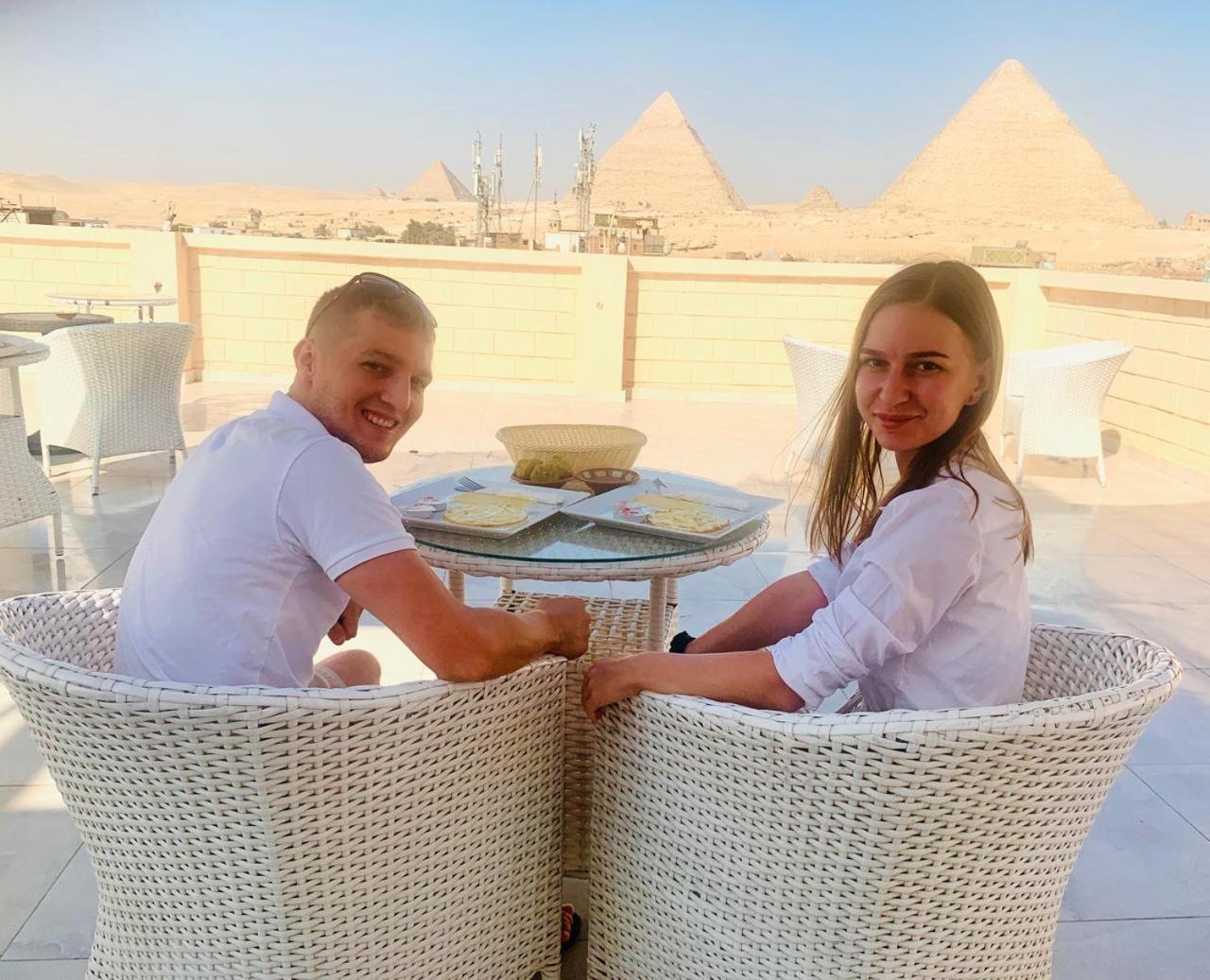 El Aida Pyramids View Hotel Kafret el-Gabal Екстериор снимка