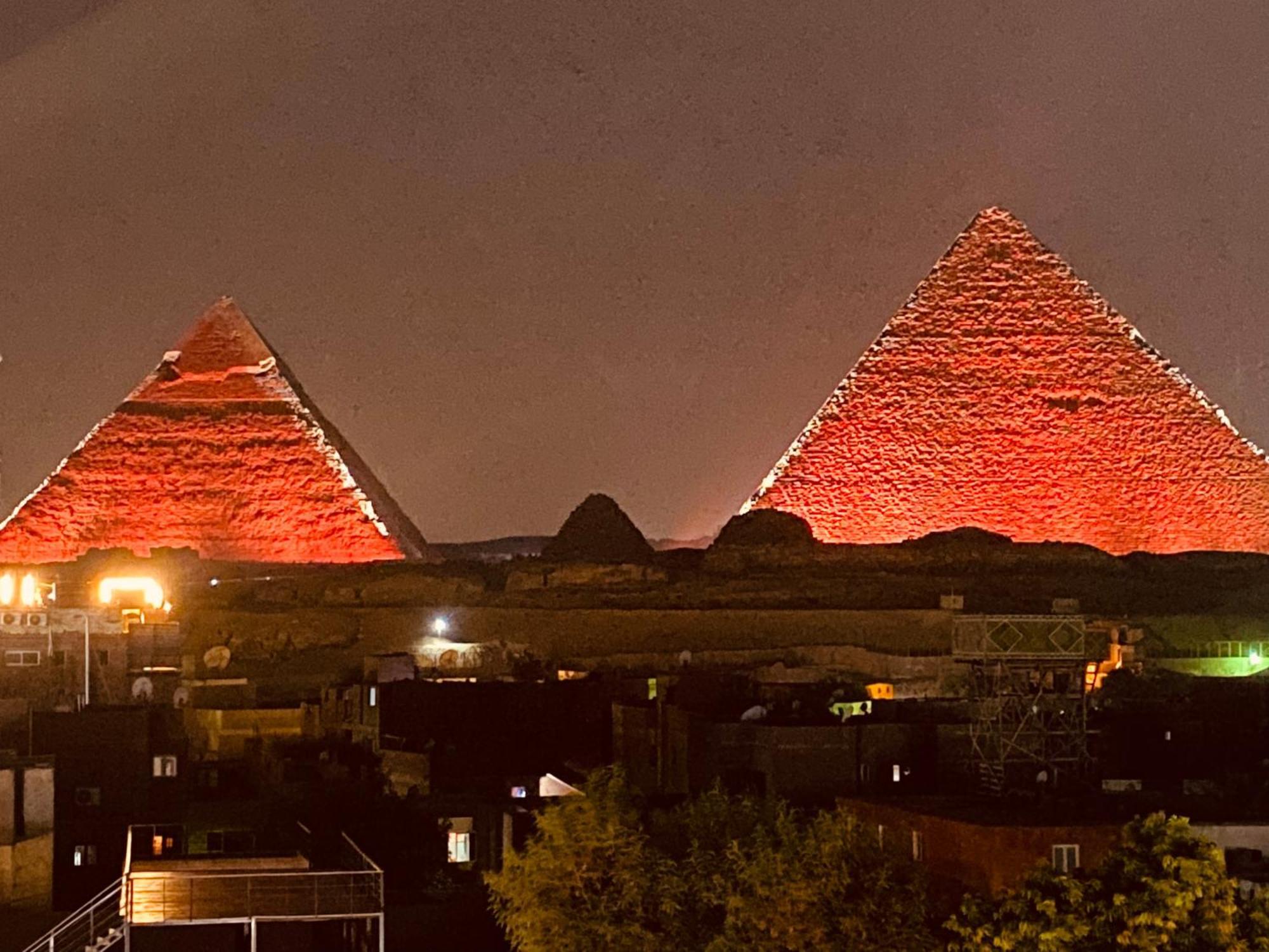 El Aida Pyramids View Hotel Kafret el-Gabal Екстериор снимка