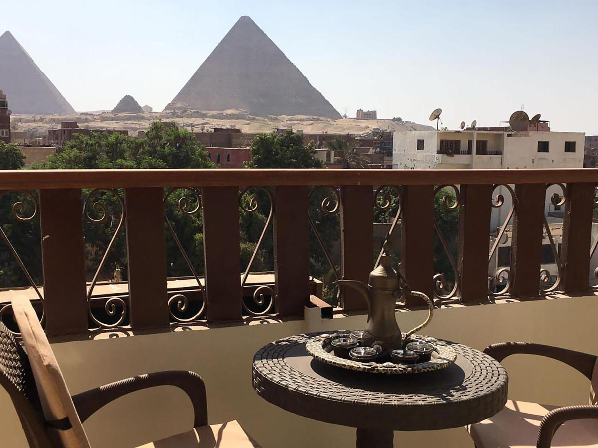 El Aida Pyramids View Hotel Kafret el-Gabal Екстериор снимка